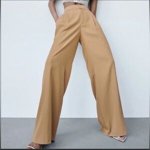 ZARA | Wide Leg High Waisted Trouser